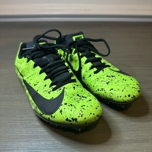 Nike ZOOM Rival S9 Sprint Spikes Electric Green Speckled 907564-302 Size 5.5M 7W